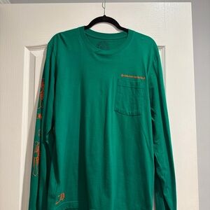 Chrome Hearts Horseshoe Cross
Logo Long-Sleve 'Green/Orange'